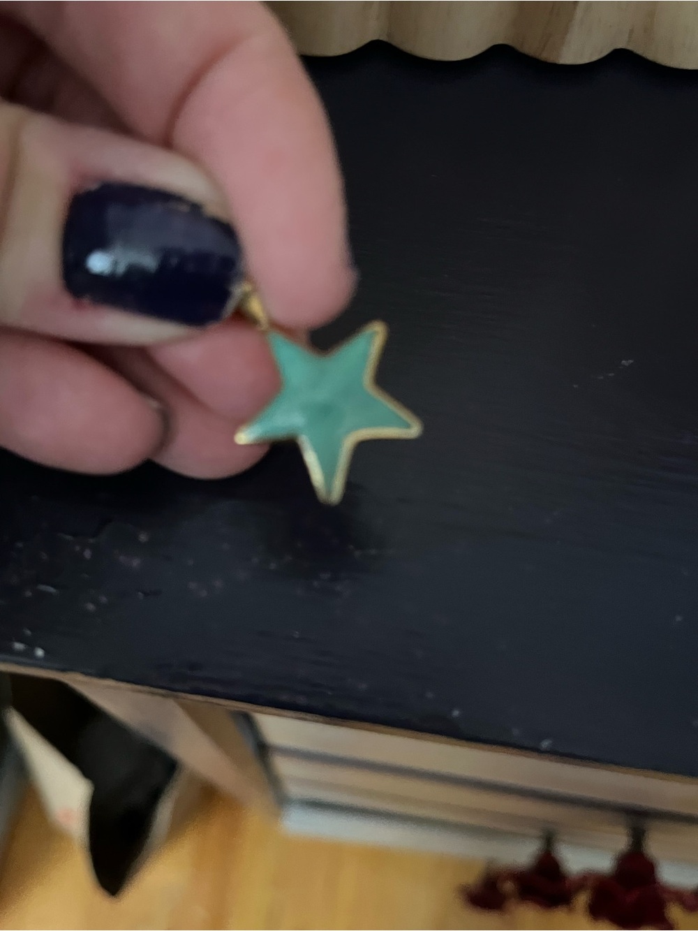 Anna beck Gold Star Turquoise Pendant - Women Jewelry small - Picture 3 of 3